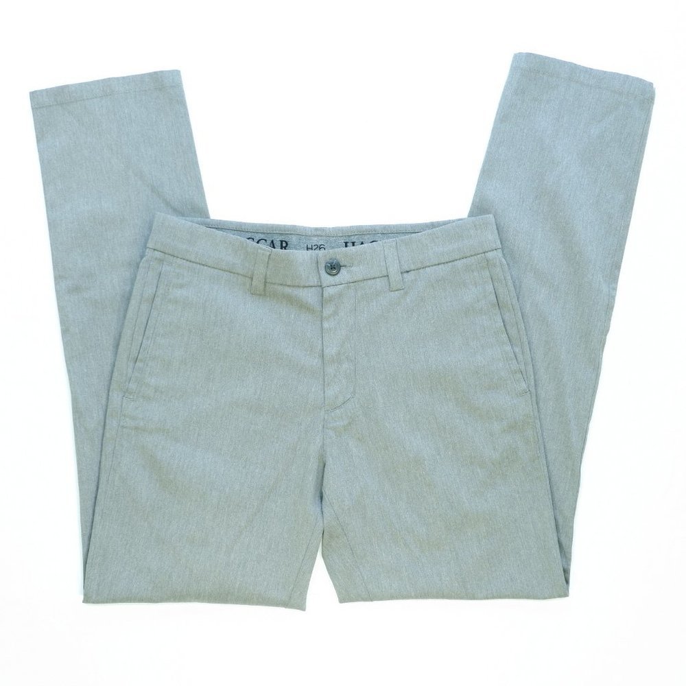 Haggar Mens Pants Luxury Comfort Premium Stretch Slim Fit Dress Pants